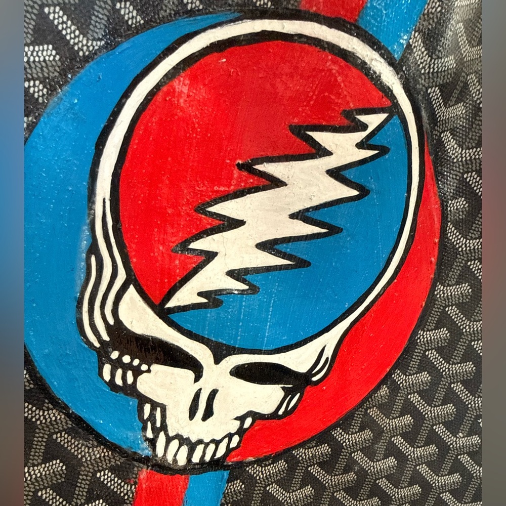 THE GRATEFUL DEAD DOC IS COMING! | A HAND PAINTED BOAT & TOTE VINTAGE RED - Picture 12 of 12